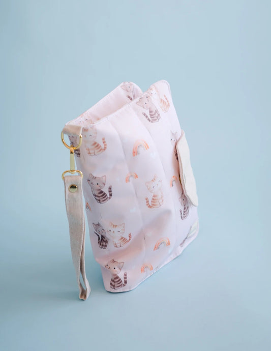 Estuche para pañales y toallas personalizado niña