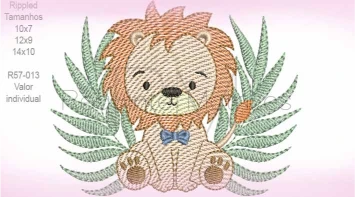 Bolsas diseño bordado niño